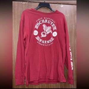‘The Office’ Red Schrute Farms Long Sleeve Shirt